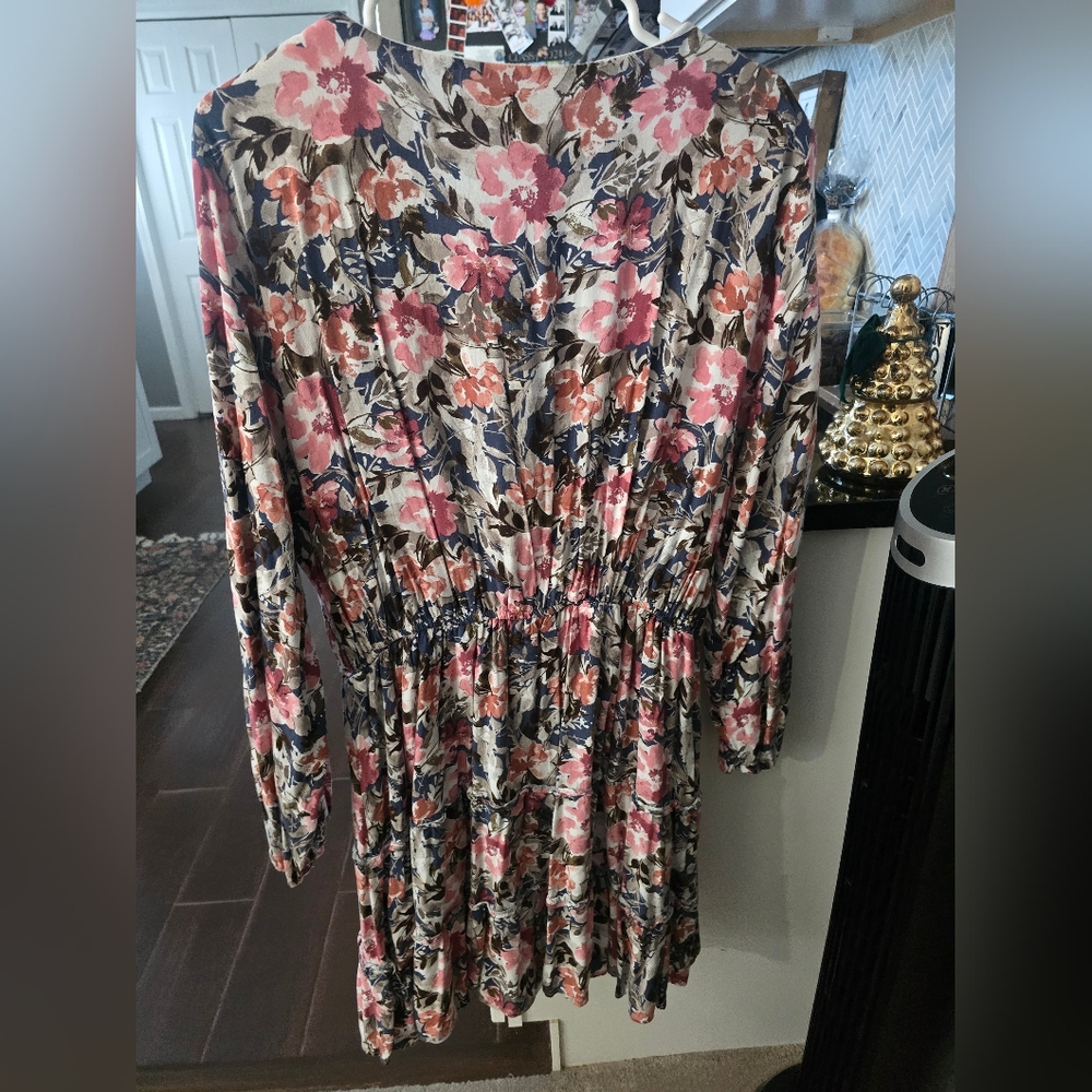 CHIC SOUL, 1X, ANDREE BY UNIT Floral Patterned Dress - Picture 9 of 12